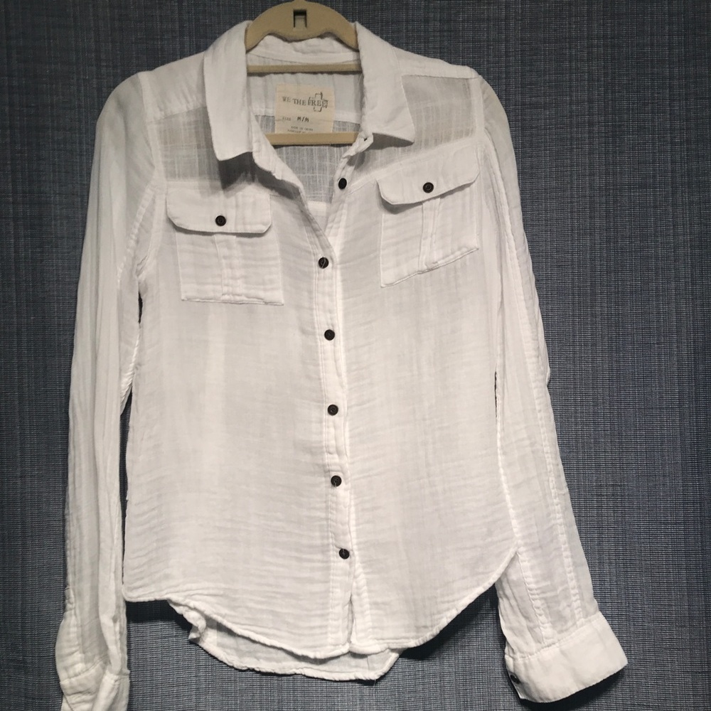 Free People Button Down